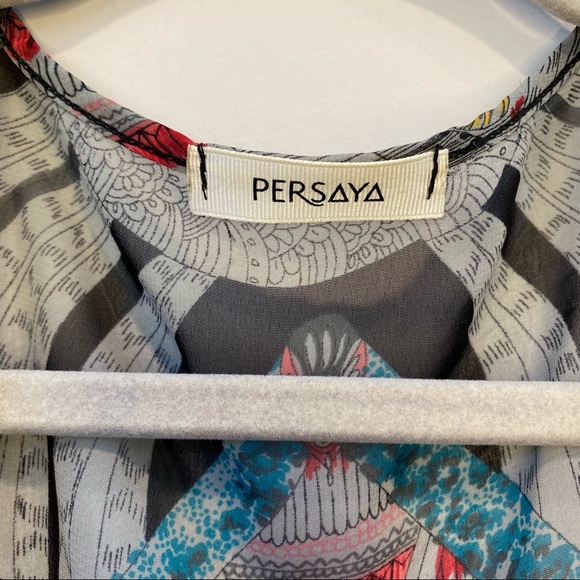 Persaya Bohemian Sheer Kimono Beach Coverup - Picture 14 of 14